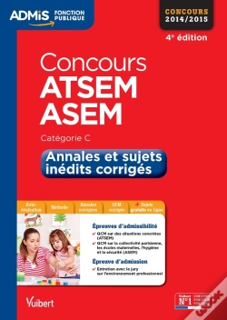 Capa do artigo Concours Atsem Et Asem ; Annales Corrigées ; Catégorie C 2014 (4e Édition)