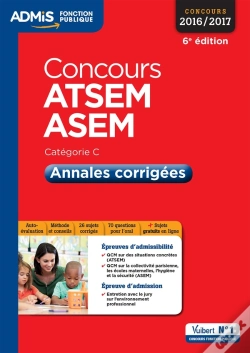 Capa do artigo Concours Atsem Et Asem Cat C Annales Corrigees 6e Edt 2016 2017