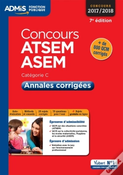 Capa do artigo Concours Atsem Et Asem Cat C Annales Corrigees 7e Edt