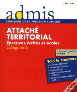 Capa do artigo Concours Attache Territorial Ecrit Oral Cat A 2e Edt