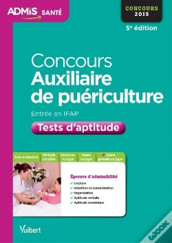 Capa do artigo Concours Auxiliaire De Puericulture Tests D'Aptitude 2015 5e Edt