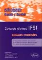 Concours D'Entrée  Ifsi - Annales Corrigées - Preview