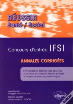Capa do artigo Concours D'Entrée  Ifsi - Annales Corrigées
