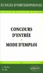 Concours D'Entrée - Mode D'Emploi - Preview