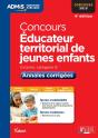Concours Éducateur Territorial De Jeunes Enfants ; Annales Corrigées 2015 (4e Édition) - Preview