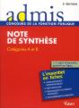 Concours Epreuve Note De Synthese Ecrit Cat A Et B 2e Edt - Preview