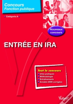Capa do artigo Concours Fonction Publique ; Catégorie A ; Entrée Aux Ira (3e Édition)