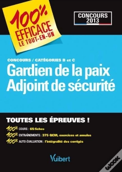 Capa do artigo Concours Gardien De La Paix Et Adjoint De Sécurité ; Catégories B Et C