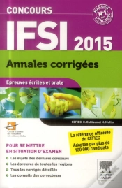 Capa do artigo Concours Ifsi ; Annales Corrigées ; 2015 ; 15e Édition
