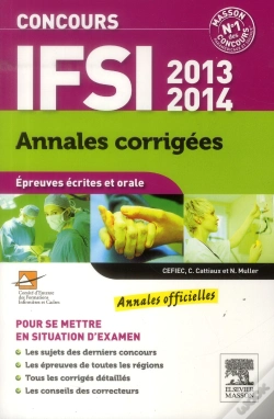 Capa do artigo Concours Ifsi ;  Épreuves Écrites Et Orale ; Annales Corrigées (Édition 2013/2014)