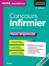 Concours Infirmier Test D'Aptitude 22 Fiches 2015 2016 3e Edt