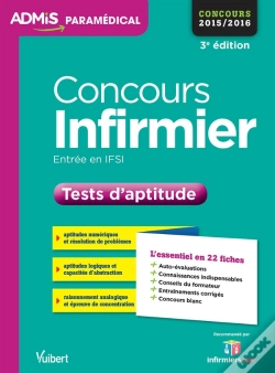 Capa do artigo Concours Infirmier Test D'Aptitude 22 Fiches 2015 2016 3e Edt