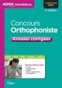 Concours Orthophoniste Annales Corrigees 2015 5e Edt - Preview