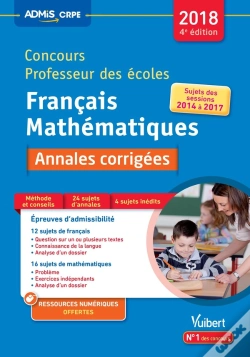 Capa do artigo Concours Professeur Des Ecoles Annales 2017 Corrigees Franc Maths 4e Edt