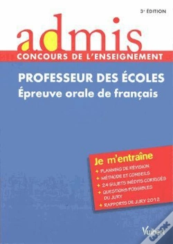 Capa do artigo Concours Professeur Des Ecoles Epreuve Orale De Francais