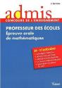 Concours Professeur Des Ecoles Epreuve Orale De Maths 2e Edt - Preview