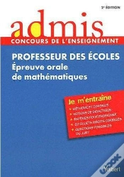 Capa do artigo Concours Professeur Des Ecoles Epreuve Orale De Maths 2e Edt