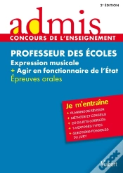 Capa do artigo Concours Professeur Des Ecoles Expression Musicale Et Agir Fonctionnaire 2e Edition