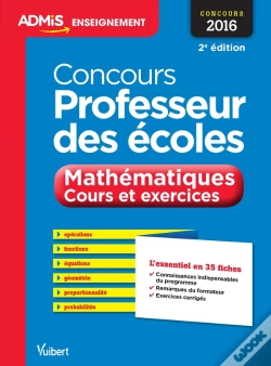 Capa do artigo Concours Professeur Des Ecoles Mathematiques Cours Et Exercices 35 Fic 2e Edt