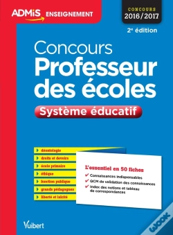 Capa do artigo Concours Professeur Des Ecoles Systeme Educatif 50 Fiches 2e Edt
