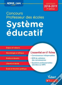 Capa do artigo Concours Professeur Des Écoles ; Système Éducatif ; L'Essentiel En 50 Fiches (Concours 2017/2018)