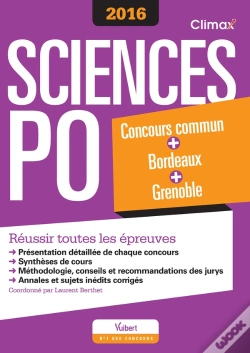 Capa do artigo Concours Sciences Po 2016 Concours Commun + Bordeaux + Grenoble
