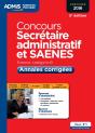 Concours Secretaire Administratif Et Saenes Cat B Annales Corrigees 5e Edt - Preview