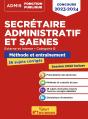 Concours Secretaire Administratif Et Saenes : Catégorie B ; Méthode Et Entraînement (Édition 2023/2024) - Preview