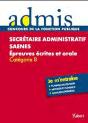 Concours Secretaire Administratif Et Saenes Ecit Oral Categorie B - Preview