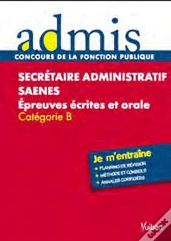 Capa do artigo Concours Secretaire Administratif Et Saenes Ecit Oral Categorie B