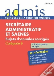 Capa do artigo Concours Secrétaire Administratif Et Saenes ; Sujets D