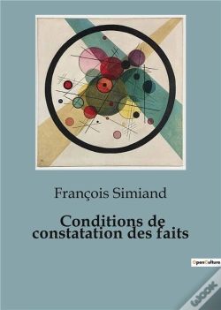 Capa do artigo Conditions De Constatation Faits
