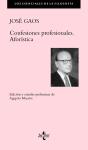 Confesiones Profesionales. Aforística - Preview
