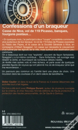 Capa do artigo Confessions D'Un Braqueur