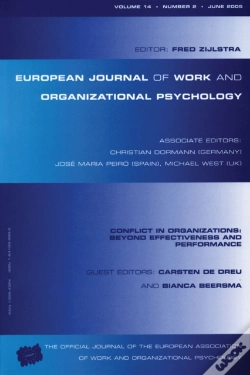 Capa do artigo Conflict In Organizations: Beyond Effectiveness And Performance