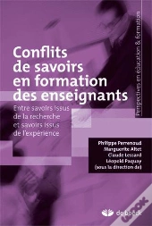 Conflits De Savoirs En Form. Enseignants Entre Savoirs Issus De La Recherche...