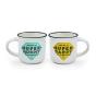 Conjunto 2 Chávenas De Café Legami Espresso For Two "Super Mommy & Super Daddy" 50Ml Mm0015 - Preview