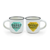 Capa do artigo Conjunto 2 Chávenas De Café Legami Espresso For Two "Super Mommy & Super Daddy" 50Ml Mm0015