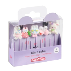 Capa do artigo Conjunto 5 Clips Miquelrius Back2Fun Clip & Calm Coelho Blister Mr13357