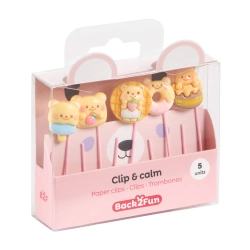 Capa do artigo Conjunto 5 Clips Miquelrius Back2Fun Clip & Calm Urso Blister Mr13358