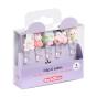Conjunto 5 Mini Molas Miquelrius Back2Fun Clip & Calm Coelho Blister Mr13362 - Preview