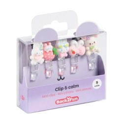 Capa do artigo Conjunto 5 Mini Molas Miquelrius Back2Fun Clip & Calm Coelho Blister Mr13362