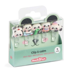 Capa do artigo Conjunto 5 Mini Molas Miquelrius Back2Fun Clip & Calm Panda Blister Mr13361