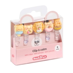 Capa do artigo Conjunto 5 Mini Molas Miquelrius Back2Fun Clip & Calm Urso Blister Mr13367