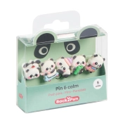 Capa do artigo Conjunto 5 Pioneses Miquelrius Back2Fun Clip & Calm Panda Blister Mr13381