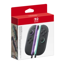 Capa do artigo Conjunto Comandos Joy-Con 2 - Nintendo Switch 2 (Direito / Esquerdo) Roxo Claro / Verde Claro