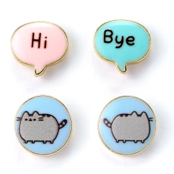 Capa do artigo Pusheen the Cat Earring Set - "Hi, Bye"