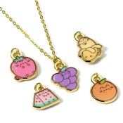 Capa do artigo Conjunto de Colares Pusheen the Cat - Pendentes de Frutas