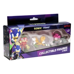 Capa do artigo Conjunto de Figuras Sonic Prime 3-Pack Amy / Knuckles / Tails 6 cm