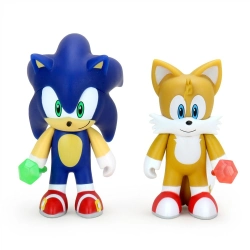 Capa do artigo Conjunto de Figuras Vinil Sonic the Hedgehog Sonic & Tails 3” (2-Pack)